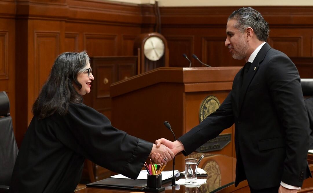 Juan Pablo Gómez Fierro rindió protesta en febrero como magistrado de Circuito. Foto: X @JPgomezfierro