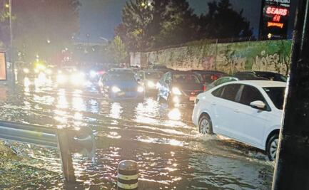 Fuertes lluvias de este 16 de septiembre causan encharcamientos en varias colonias de Iztapalapa y Tláhuac