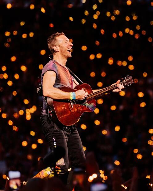 Coldplay. Fuente: Instagram @coldplay