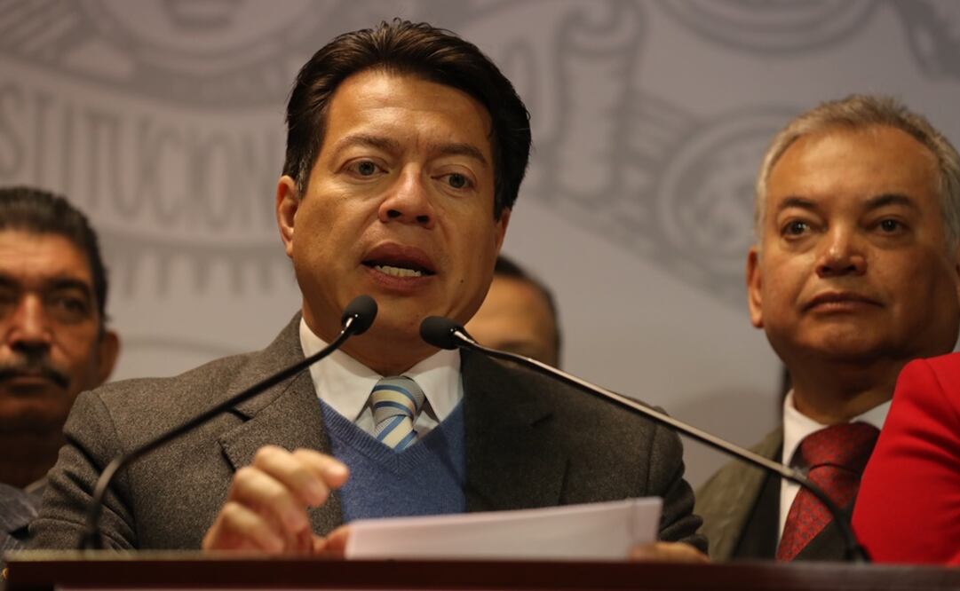 Mario Delgado, coordinador del grupo parlamentario de Morena en San Lázaro. Foto: Juan Carlos Reyes/EL UNIVERSAL