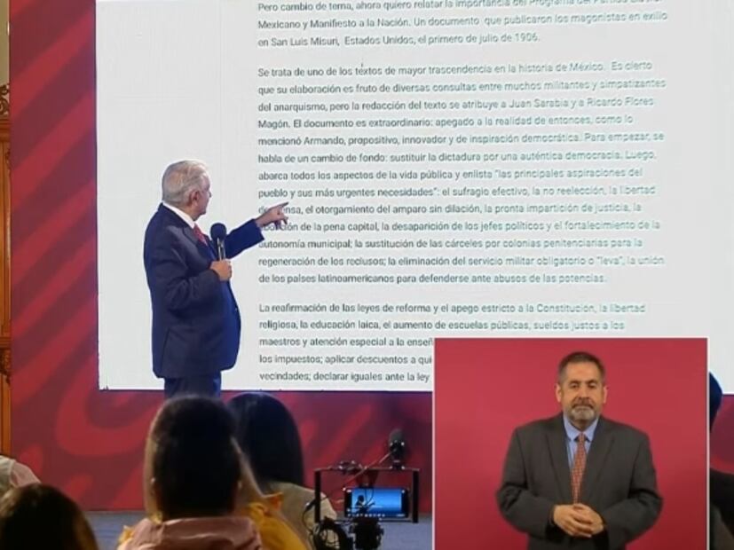 La mañanera de AMLO, 22 de noviembre, minuto a minuto