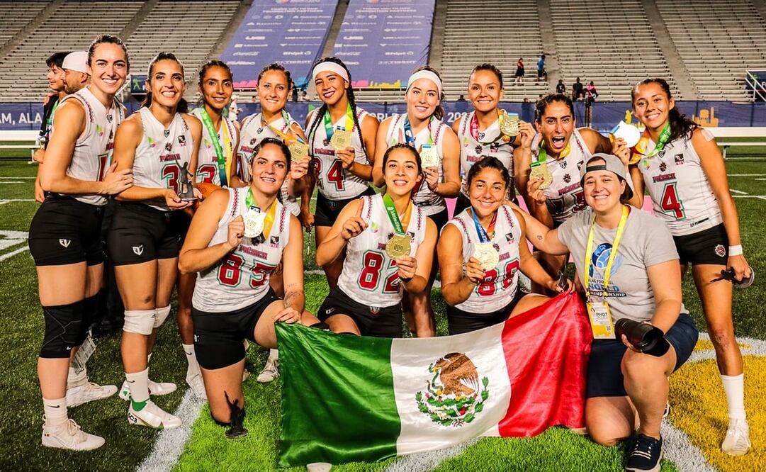 Selección Mexicana Femenil de flag football sueña con ir a Juegos Olímpicos / FOTO: CORTESIA