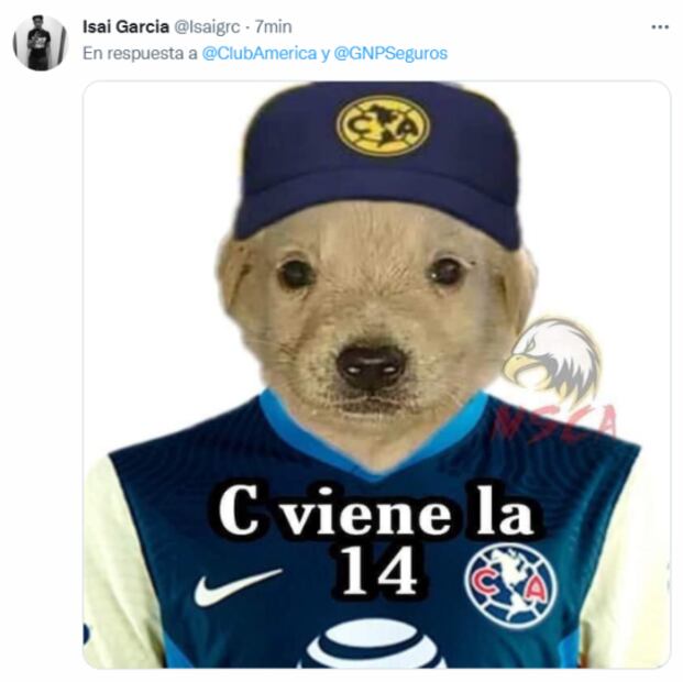 Aficionados del América festejan con memes su liderato del Apertura 2022