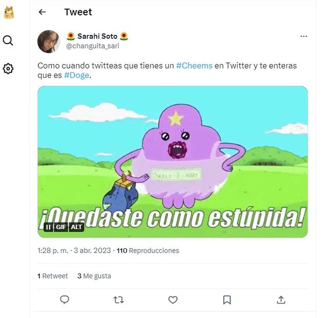 Foto: Captura de pantalla tomada de Twitter