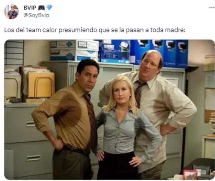 Memes por las altas temperaturas en México. Foto: Redes Sociales