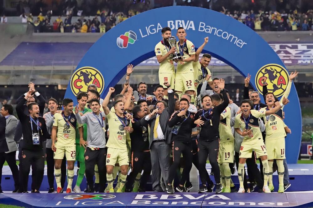 Ante la maquina, las águilas se coronaron en 2018 Foto: Carlos Zepeda  Mago7