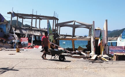 Las marcas que dejó Otis en Acapulco