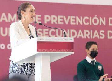 Presentan programa para combatir consumo de drogas y violencia en secundarias de la CDMX