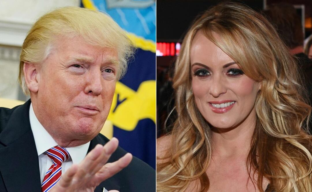  Daniels reveló que después de salir de un gimnasio con su pequeña hija, un sujeto se le aproximó y le pidió que dejara en paz a Trump (Foto: AFP)