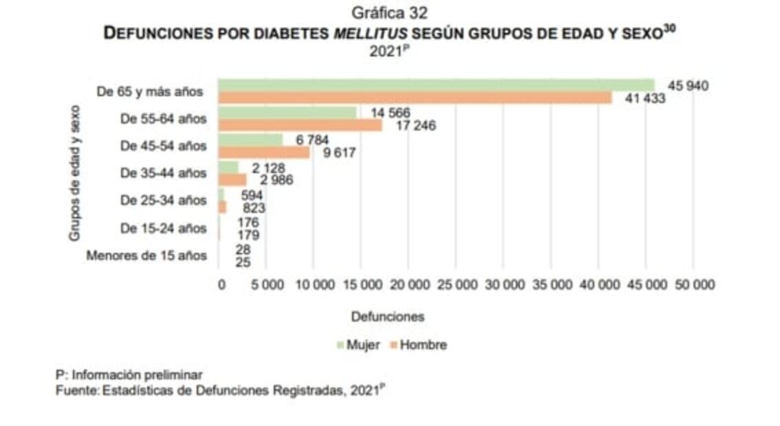 Las 8 gráficas del Inegi que muestran las principales causas de muerte en México