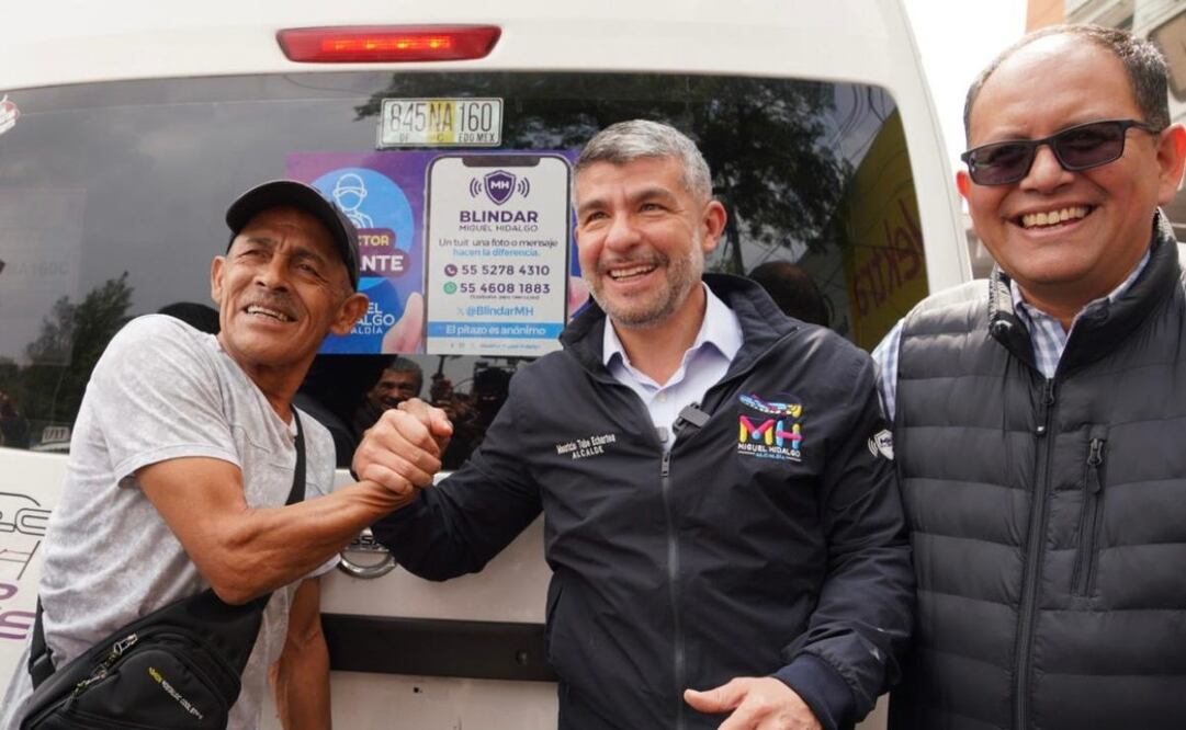 Lanzan programa “Conductor Vigilante” en alcaldía Miguel Hidalgo para que choferes reporten delitos (06/10/2025). Foto: Osmar Alvarado / EL UNIVERSAL