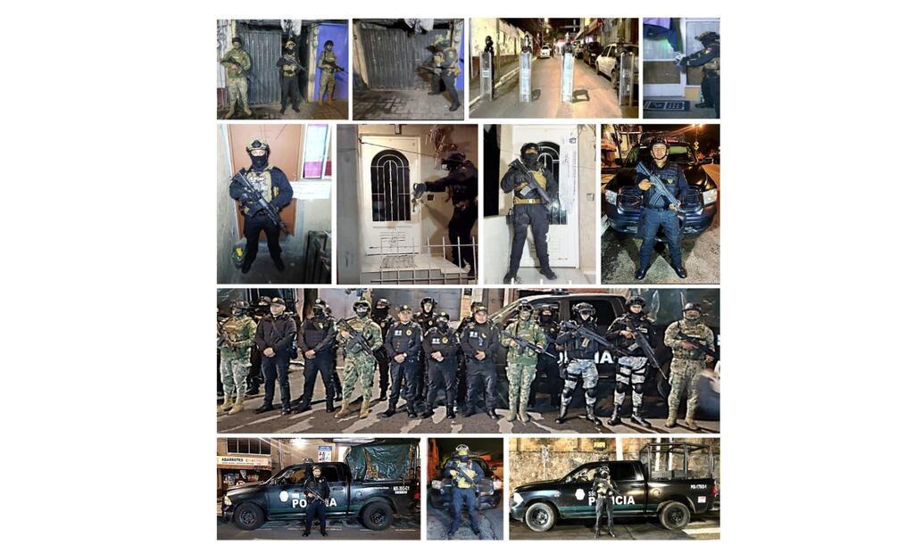 Los cateos se realizaron en dos predios, uno en la calle Atliburros, de la colonia Cruz Blanca; mientras que el otro fue realizado sobre la calle Ocampo, en la colonia Cuajimalpa. Foto: Especial.