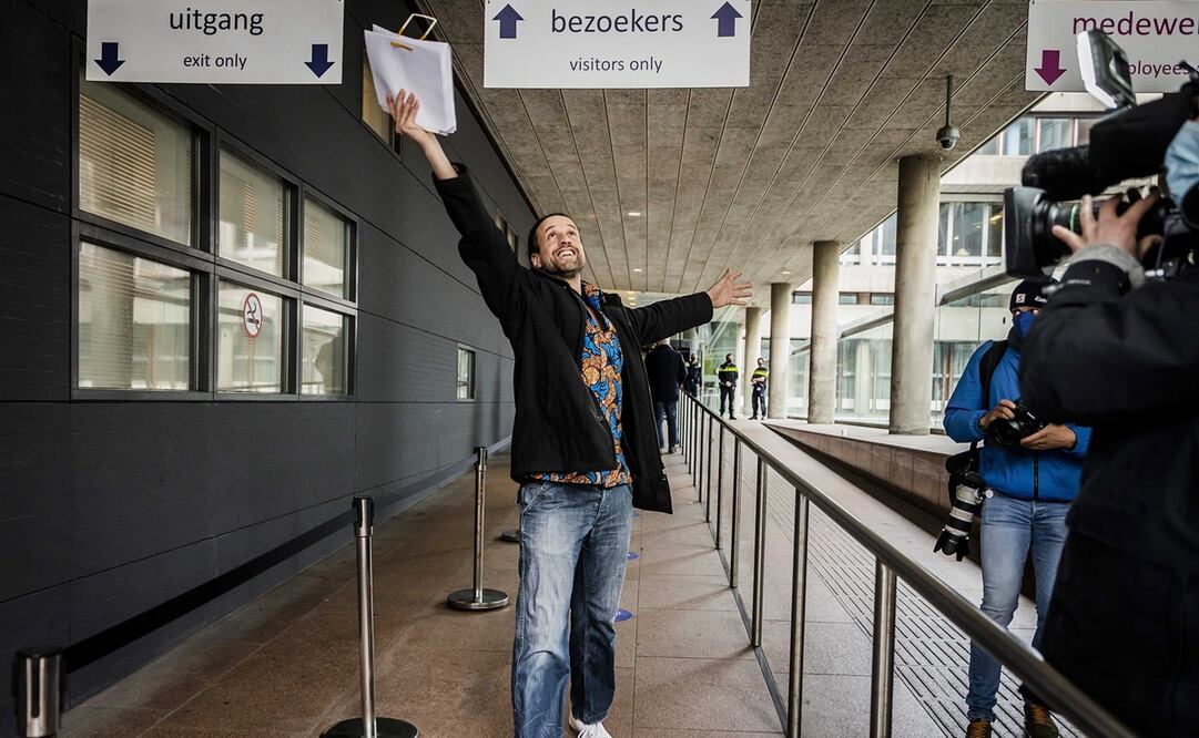 Willem Engel, profesor de danza y voz de los negacionistas en Países Bajos. Foto: EFE