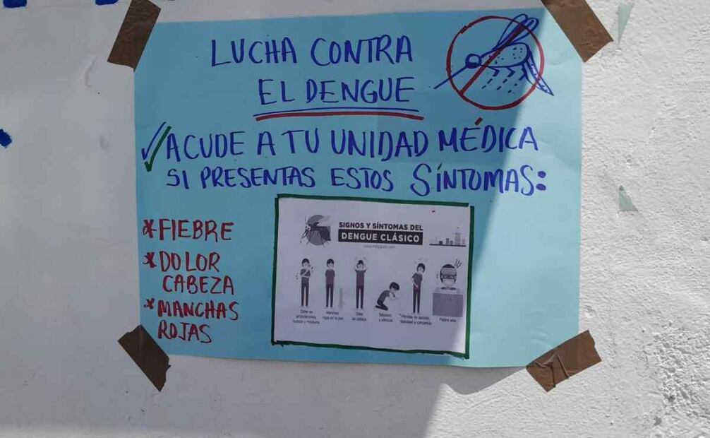 En Colorines la gente desconoce los síntomas de la enfermedad, como son dolor de cabeza, fiebre, dolor en el cuerpo. Foto: Claudia González/EL UNIVERSAL