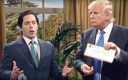 Parodia de Trump en SNL incluye a presidente de México