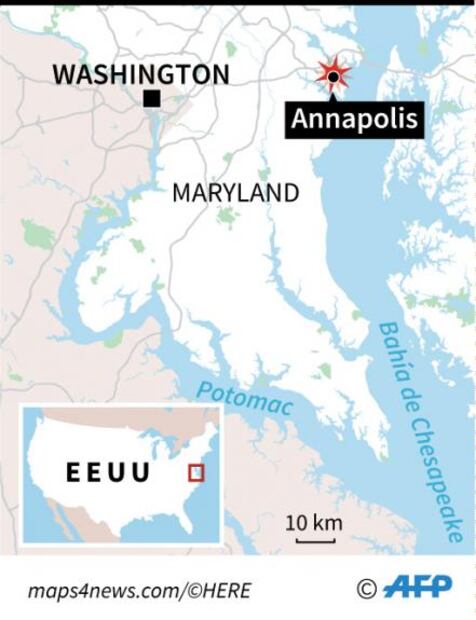 Sobreviviente relata en Twitter el "aterrador" tiroteo en periódico de Maryland