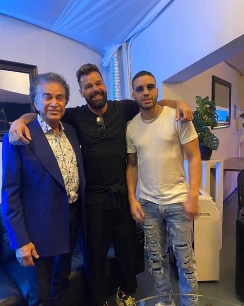 Así fue el encuentro entre Ricky Martín y José Luis “El Puma” Rodríguez en Chile