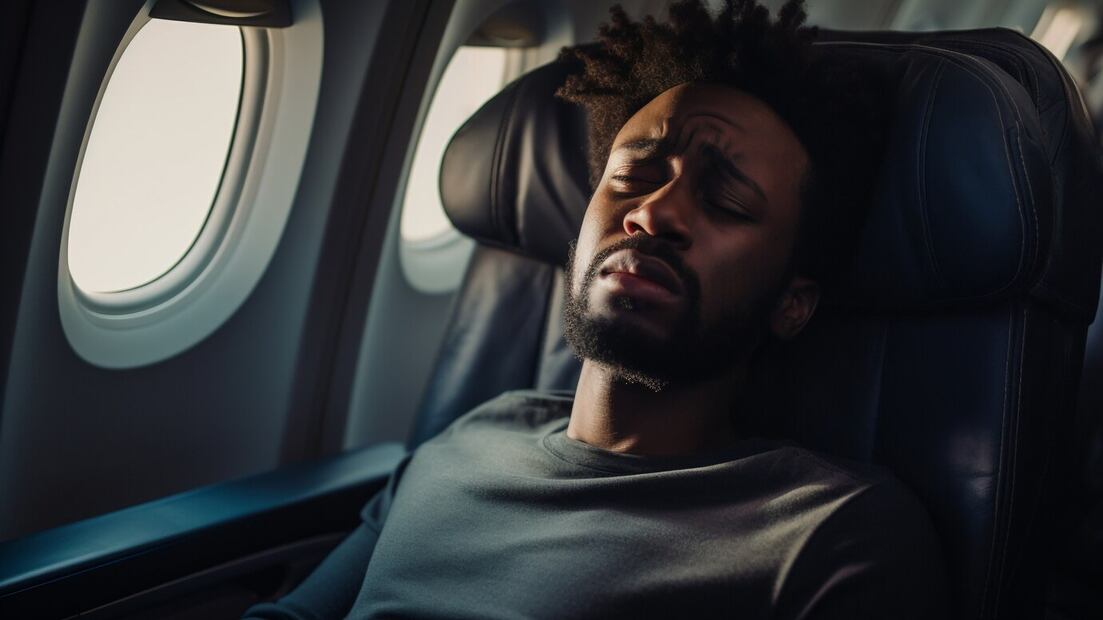 El jet lag altera el ciclo del sueño. Foto: Freepik