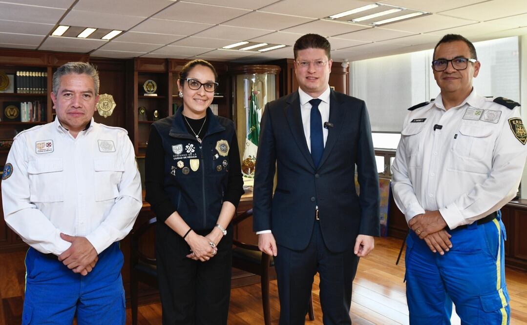 Alejandro Villegas, nuevo director del Escuadrón de Rescate y Urgencias Médicas (ERUM). Foto: Especial