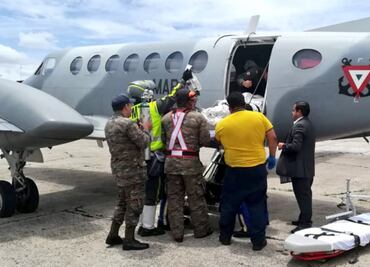 Trasladan a México a 7 guatemaltecos heridos por erupción de volcán