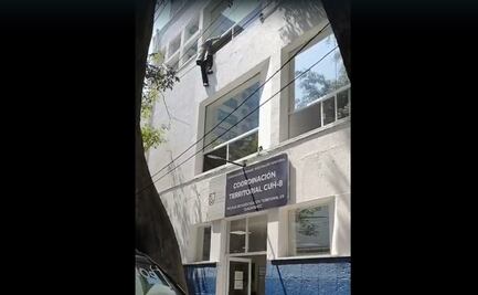 Hombre se lanza de segundo piso del MP en alcaldía Cuauhtémoc 