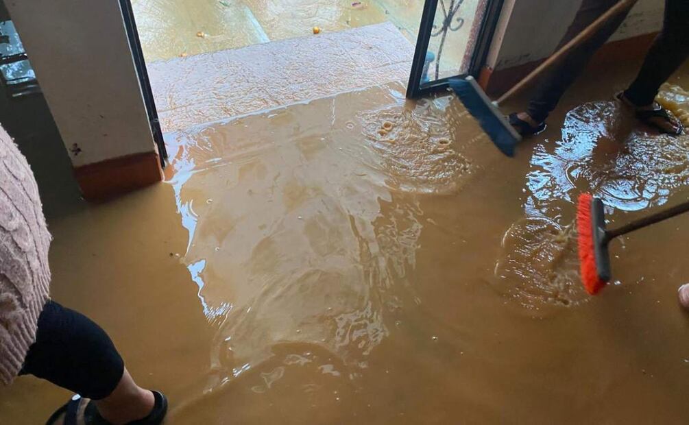 Las fuertes lluvias dejaron inundaciones y viviendas encharcadas (27/05/2025). Foto: Especial