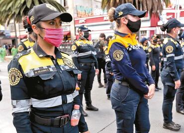Desplegarán mañana en la CDMX a 700 elementos del grupo Atenea para marcha a favor del aborto