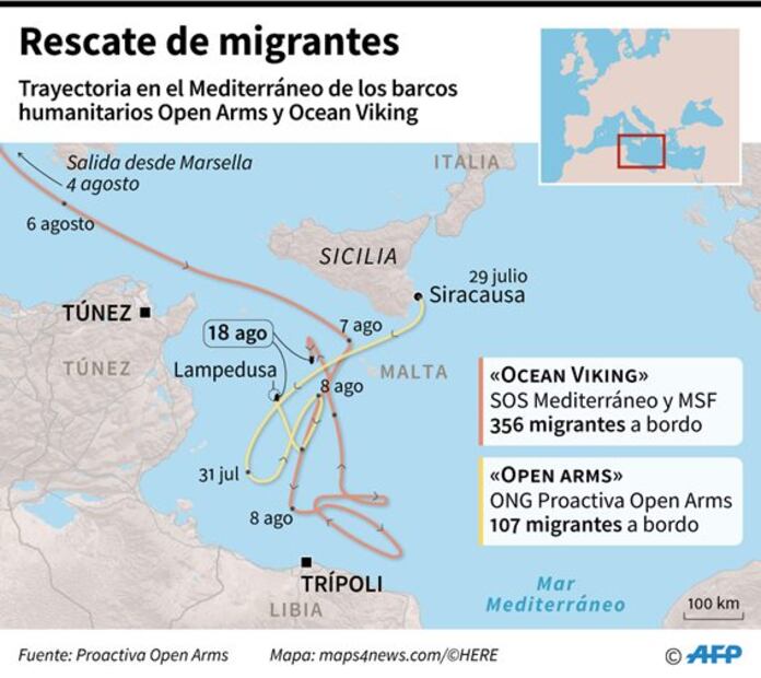 Qué es y cómo trabaja “Open Arms”, la red que rescata migrantes