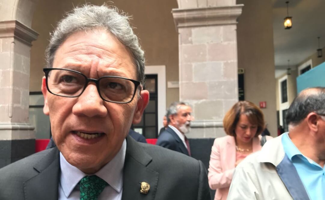 El rector de la Universidad Autónoma del Estado de México (UAEM), Alfredo Barrera Baca. (Foto: Claudia González / EL UNIVERSAL)