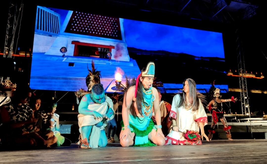 It will be presented at 19:00 in Mexico City's Zócalo - Photo: Taken from Motecuzoma II ópera's Facebook account