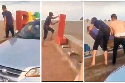 Dan trabajo comunitario a seis por vandalismo 