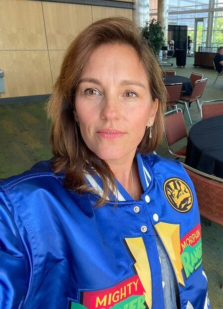 Amy Jo Johnson. Fuente: Instagram @atothedoublej