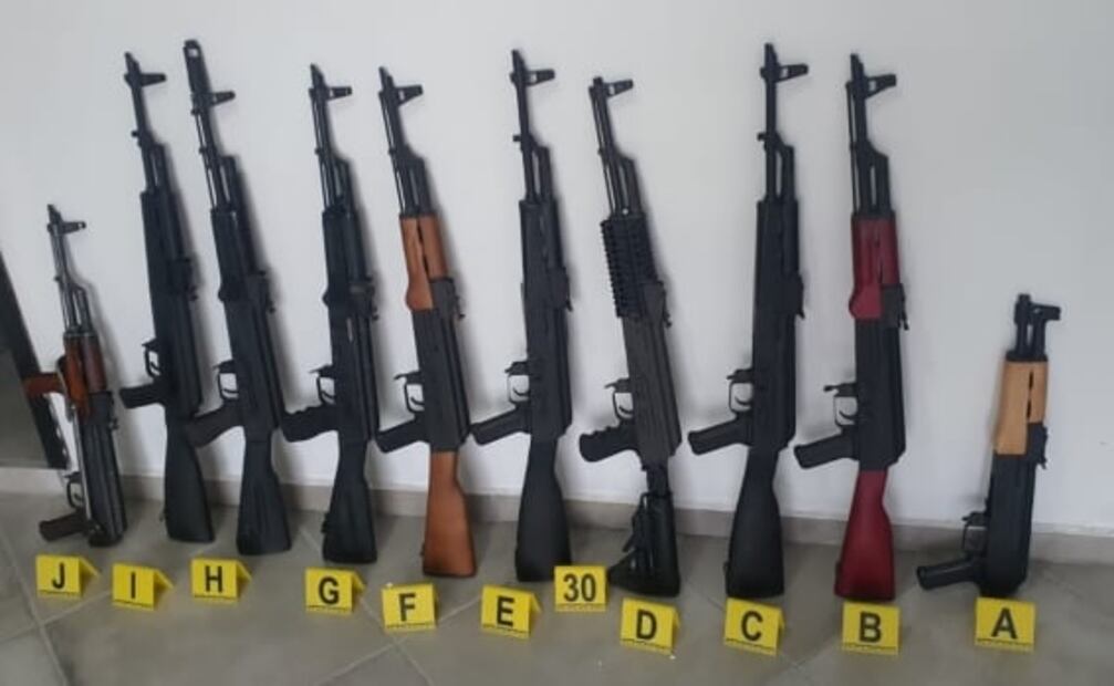 Arsenal bélico, 21.4 mdp, drogas y vehículos, lo asegurado al crimen organizado en Jalisco