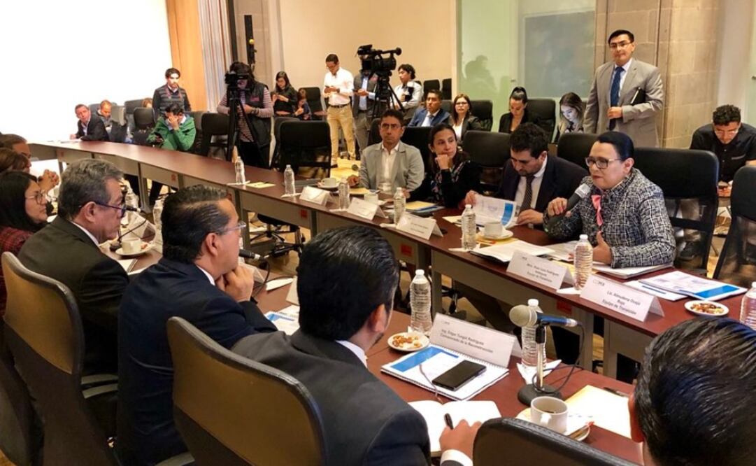 La próxima secretaria de Gobierno, Rosa Icela Rodríguez,en el Antiguo Palacio del Ayuntamiento (Foto: Twitter / @rosaicela_)