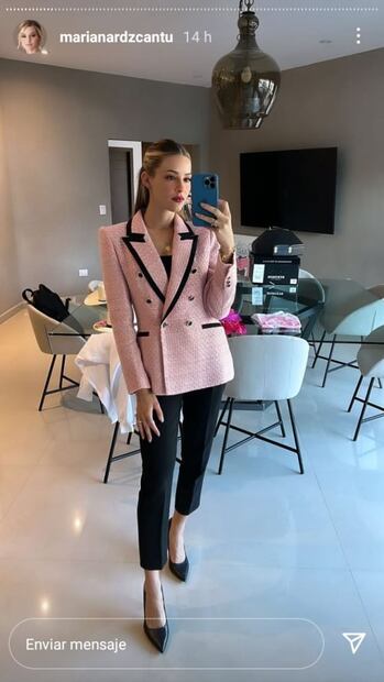 Mariana Rodríguez Cantú tiene el look ideal para volver a la oficina