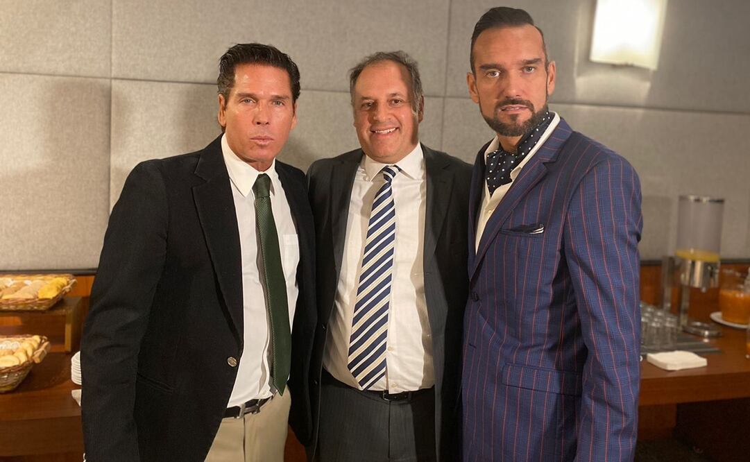 Roberto Palazuelos, Juan Carlos Maussan y Roberto Vidales lanzaron este proyecto que recibe tanto a inversionistas como a empresarios que buscan accionistas. Foto: Ivette Saldaña / EL UNIVERSAL