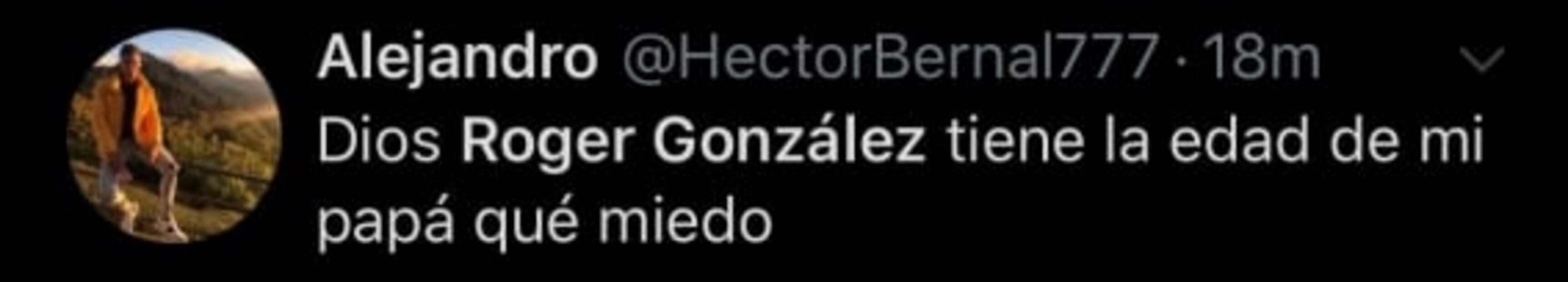 Roger González se toma el elixir de la eterna juventud