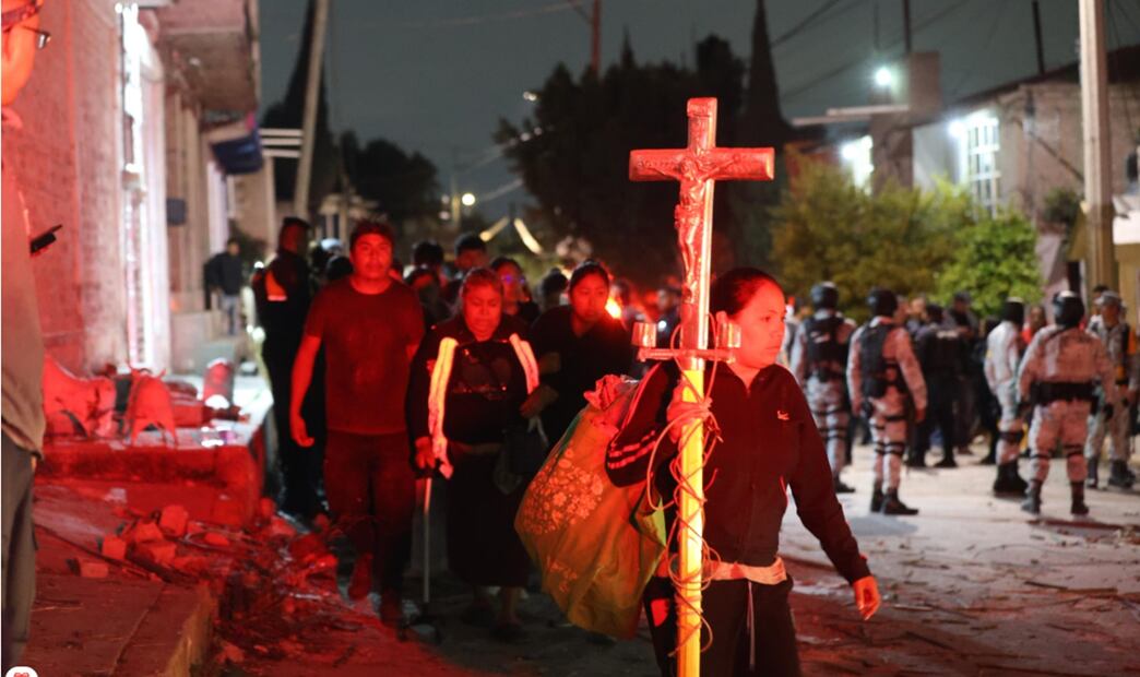 Explota polvorín en Chimalhuacán. Foto: Valente Rosas/EL UNIVERSAL