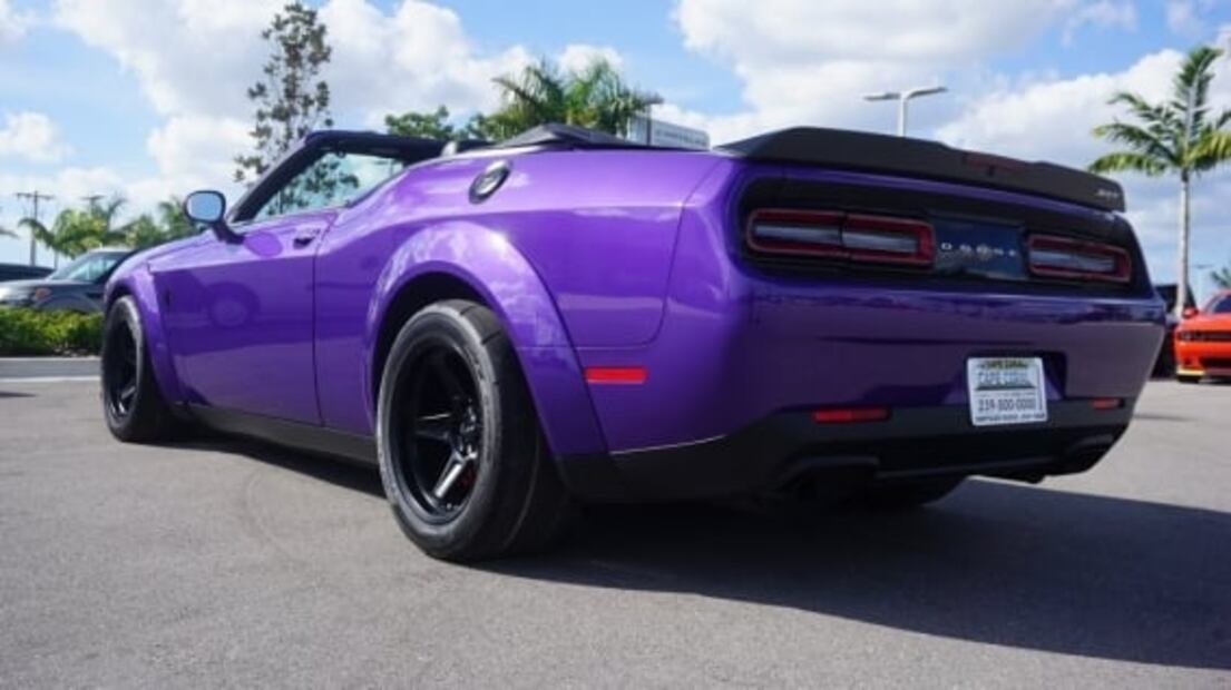El Dodge Challenger SRT Demon convertible que no conocías y ahora necesitas