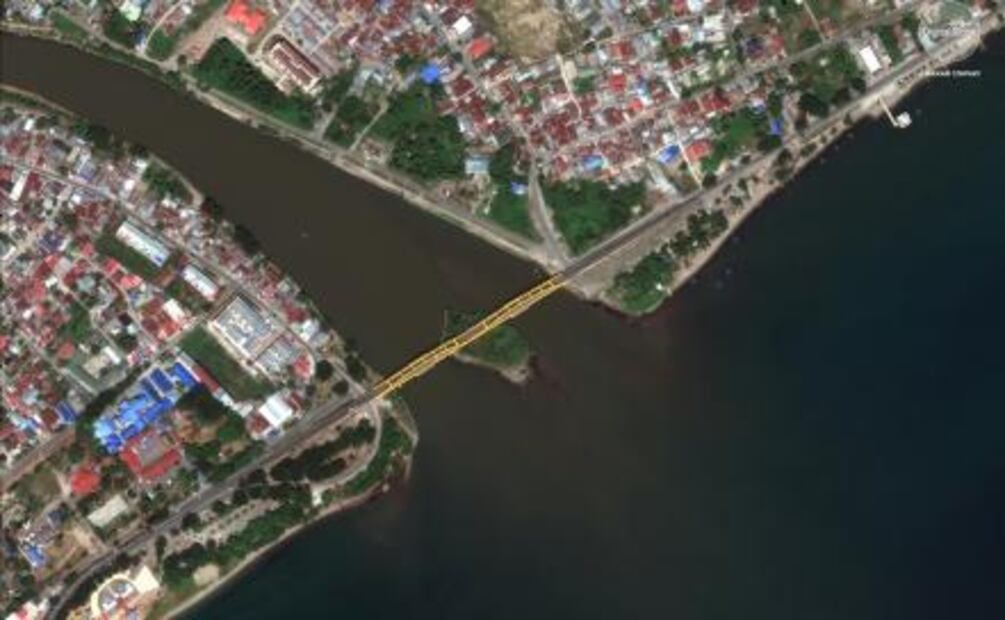 ​Captan antes y después de localidad de Indonesia tras sismo y tsunami