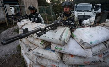 Despliegue de fuerzas federales que pidió Manzo en vida, ahora sí sitia Uruapan.
Foto: Luis Camacho | El Universal