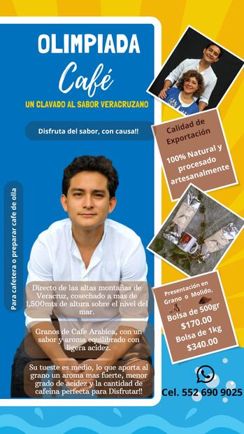 Olimpiada Café, negocio de Kevin Berlín