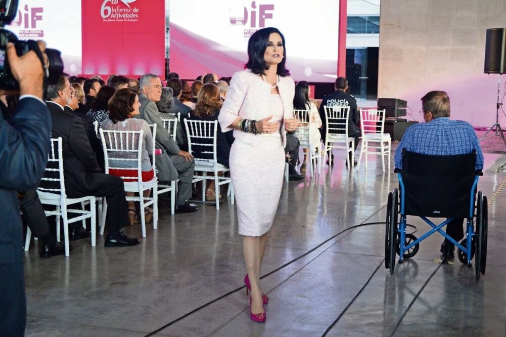 La presidenta del DIF, Blanca Rivera, dijo que el trabajo en unidad permitió consolidar a Aguascalientes como el “Estado de los Cinco Sentidos” (XÓCHITL ÁLVAREZ. EL UNIVERSAL)