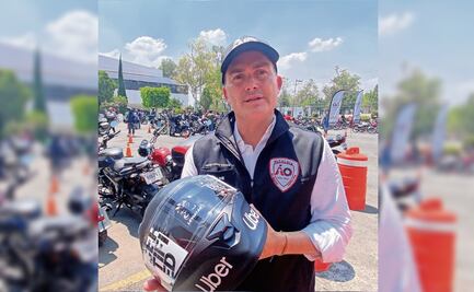 Entregan cascos a repartidores por apps en Á. Obregón