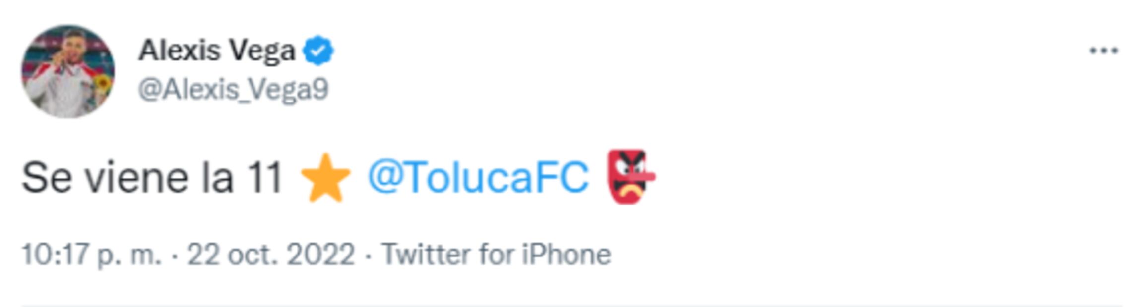 Alexis Vega celebró la eliminación del América