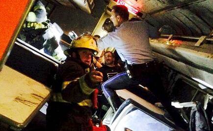 Recuperan cajas negras del tren descarrilado en Filadelfia