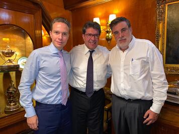 Monreal, Velasco y Scherer trazan estrategia legislativa