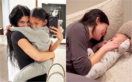 Kylie Jenner festeja a sus hijos; cumplen años con un día de diferencia