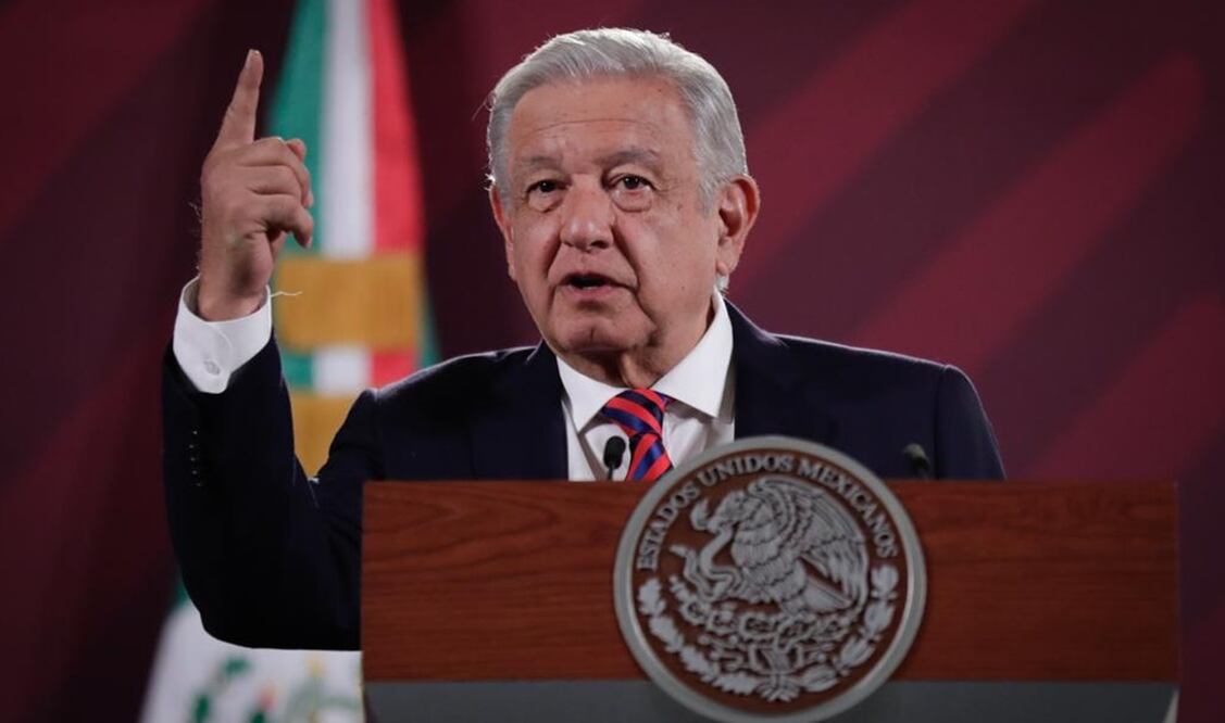 El presidente Andrés Manuel López Obrador advirtió que no permitirá que haya cuestionamientos infundados en contra de México. Foto: Diego Simón Sánchez