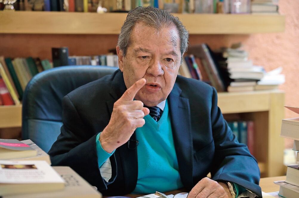 Porfirio Muñoz Ledo reprobó el actuar del presidente Enrique Peña Nieto en la relación entre México y Estados Unidos (ARCHIVO EL UNIVERSAL)